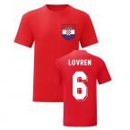 Dejan Lovren Croatia National Hero Tee's (Red)