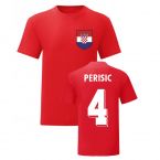 Ivan Perisic Croatia National Hero Tee's (Red)