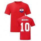 Luka Modric Croatia National Hero Tee's (Red)
