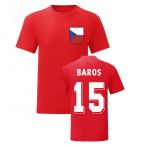 Milan Baros Czech Republic National Hero Tee's (Red)