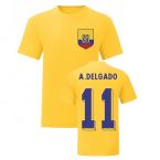 Agustin Delgado Ecuador National Hero Tee (Yellow)