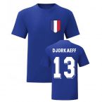 Youri Djorkaeff France National Hero Tee's (Blue)