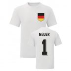 Manuel Neuer Germany National Hero Tee's (White)
