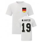 Mario Gotze Germany National Hero Tees's (White)