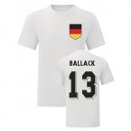 Michael Ballack Germany National Hero Tee's (White)