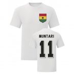 Sulley Muntari Ghana National Hero Tee (White)