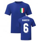 Franco Baresi Italy National Hero Tee's (Blue)