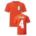 Kolo Toure Ivory Coast National Hero Tee (Orange)
