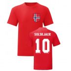 Ole Gunnar Solskjaer Norway National Hero Tee (Red)