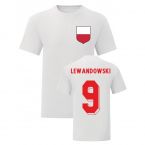 Robert Lewandowski Poland National Hero Tee (White)