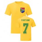 Quinton Fortune South Africa National Hero Tee (Yellow)