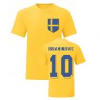 Zlatan Ibrahimovic Sweden National Hero Tee (Yellow)