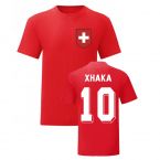 Granit Xhaka Switzerland National Hero Tee (Red)