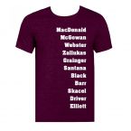 Hearts Favourite XI Tee (Maroon)