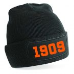Dundee 1909 Football Beanie Hat (Black)
