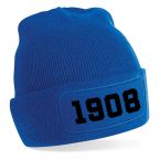 Milan 1908 Football Beanie Hat (Blue)