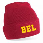Belgium National Football Beanie Hat (Red)