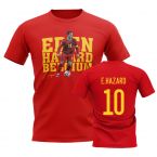Eden Hazard Belgium Player Tee (Red)
