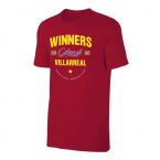 Villarreal WINNERS 2021 T-Shirt - Crimson