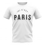 Messi Ici C'est Paris T-Shirt (White)