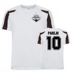 Dani Parejo Valencia Sports Training Jersey (White/Black)