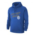 Inter Giuseppe Meazza footer with hood, blue