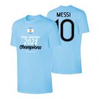 Argentina CA2021 WINNERS t-shirt MESSI, light blue
