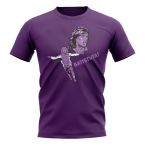 Gabriel Batistuta Celebration T-Shirt (Purple)