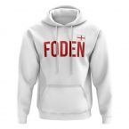 Phil Foden England name hoody (white)