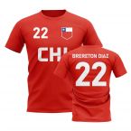 Ben Brereton D az Country Code Chile Hero T-Shirt (Red)