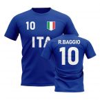 Roberto Baggio Country Code Hero T-Shirt (Blue)