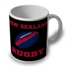 New Zealand Rugby Ball Mug (Black)