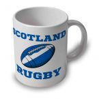 Scotland Rugby Ball Mug (White)