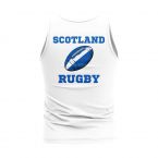 Scotland Rugby Ball Tank Top (White)