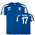 Italy Sports Training Jersey (Immobile 17)