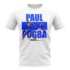 Paul Pogba Player Collage T-Shirt (White)