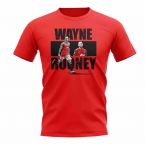 Wayne Rooney Player Collage T-Shirt (Red)