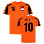Holland Sports Training Jersey (Orange-Black) (Gullit 10)