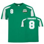 Bruno Fernandes Sporting Lisbon Sports Training Jersey (Blue)