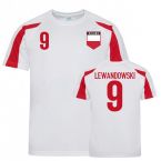 Poland Sports Training Jerseys (Lewandowski 9)