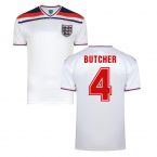 Score Draw England World Cup 1982 Home Shirt (Butcher 4)