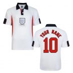 Score Draw England World Cup 1998 Home Shirt (Your Name)