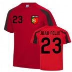 Joao Felix Portugal Sports Training Jersey (Red-Black)