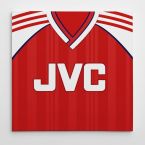 Arsenal 1988 Football Canvas Print