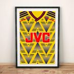 Arsenal 1991 Away Football Shirt Art Print