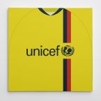 Barcelona 08/09 Away Football Canvas Print