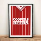 Bournemouth 1985 Football Shirt Art Print