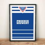 Brighton 1985 Football Shirt Art Print