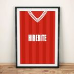 Bristol City 1983-86 Football Shirt Art Print