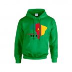 Cameroon 2014 Country Flag Hoody (green) - Kids